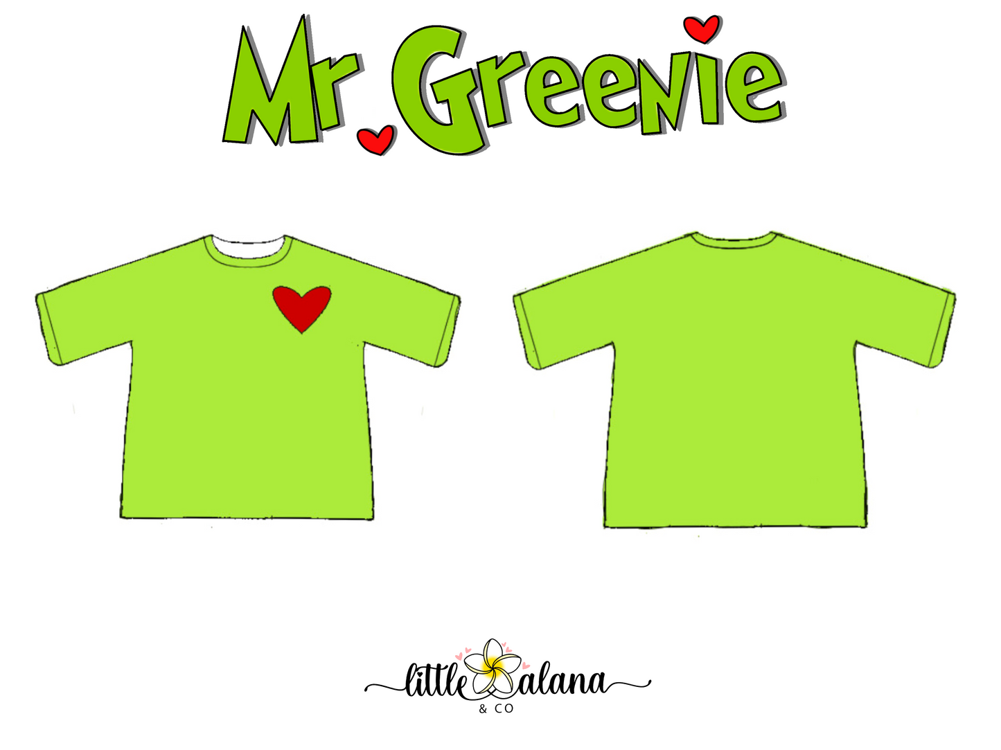 Mr.Greenie Velvet Tshirt Pre Order
